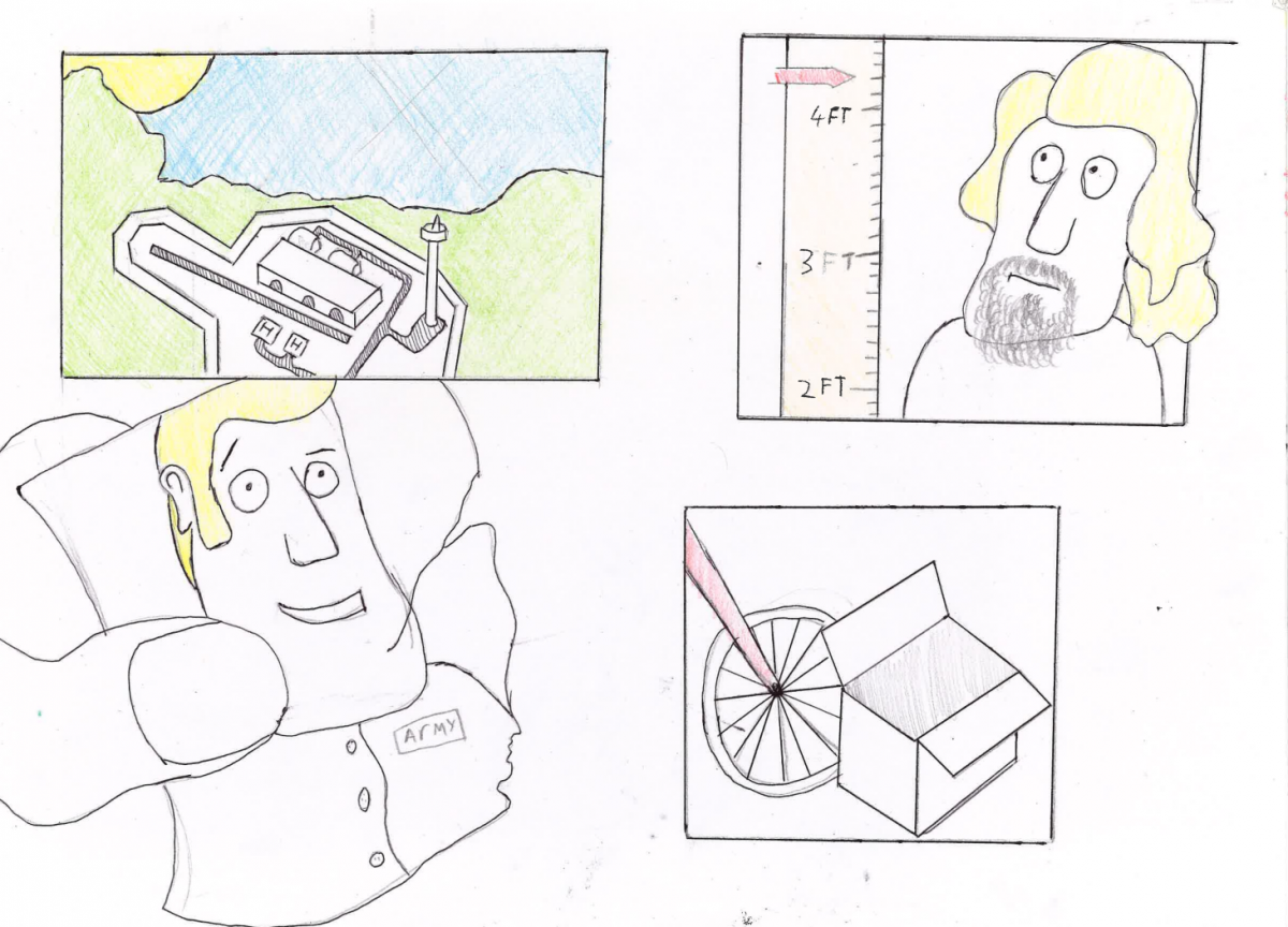 St. Oliver Plunkett Primary School - Story Art for 'A military mystery'