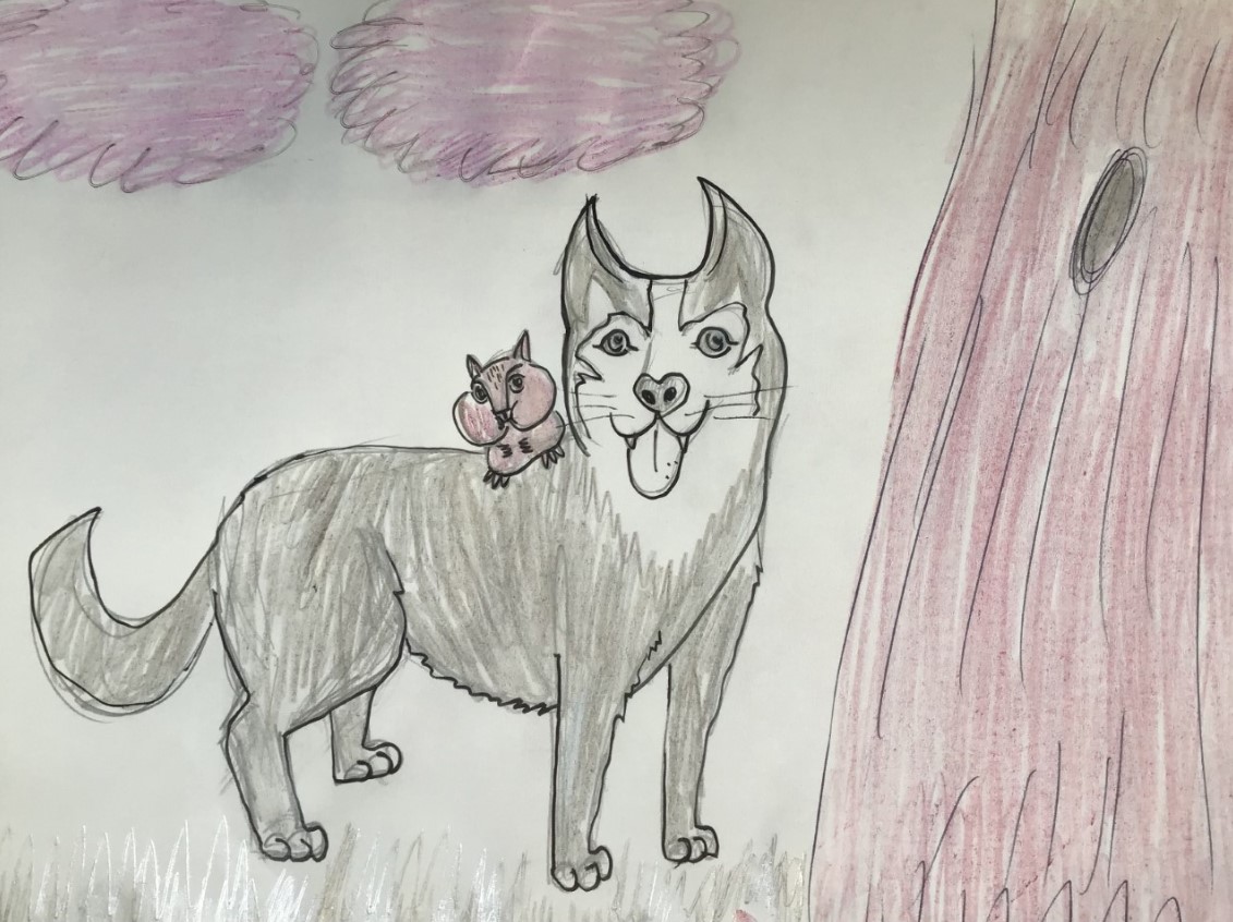 Illustration for Once Upon a Nut written by Moorfields Primary School, Ballymena, P7